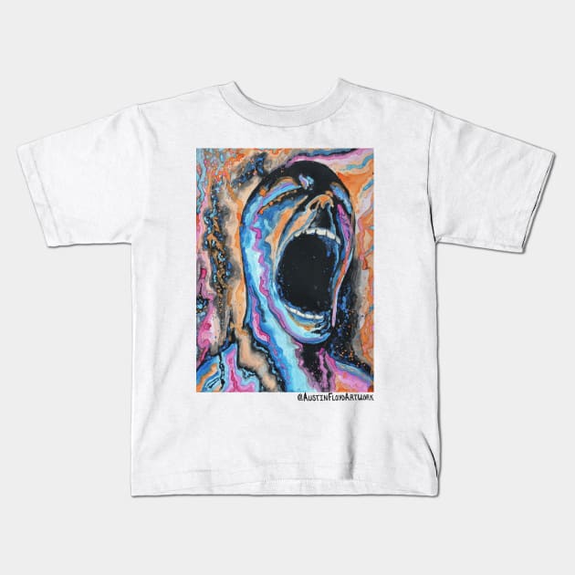 Series of Screams - Preaching Kids T-Shirt by Austin Floyd Artwork